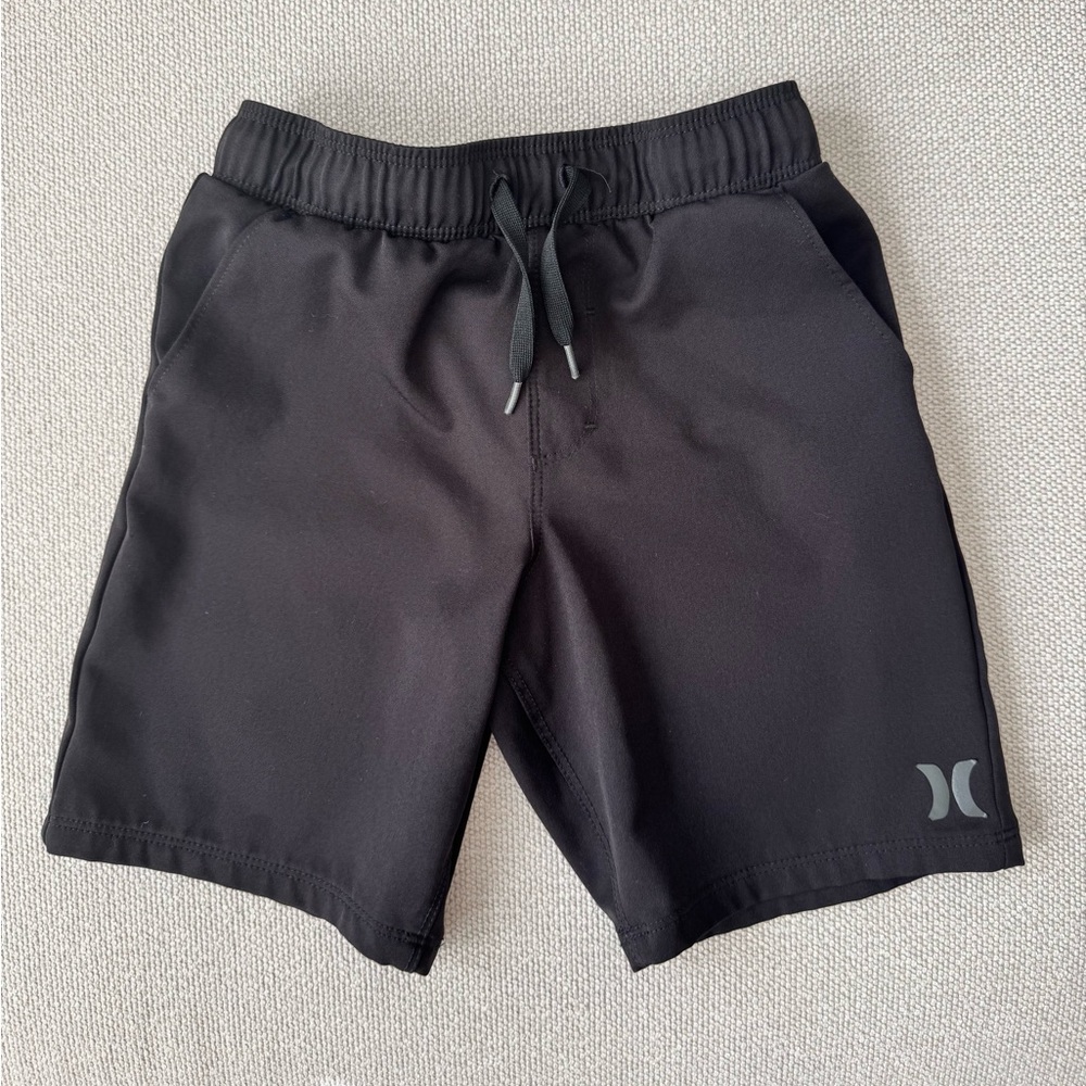 Little Boys Hurely Shorts Size 6 Black EUC